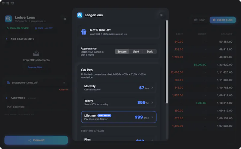 LedgerLens screenshot 4