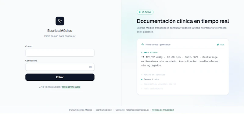 Escriba Médico screenshot 1
