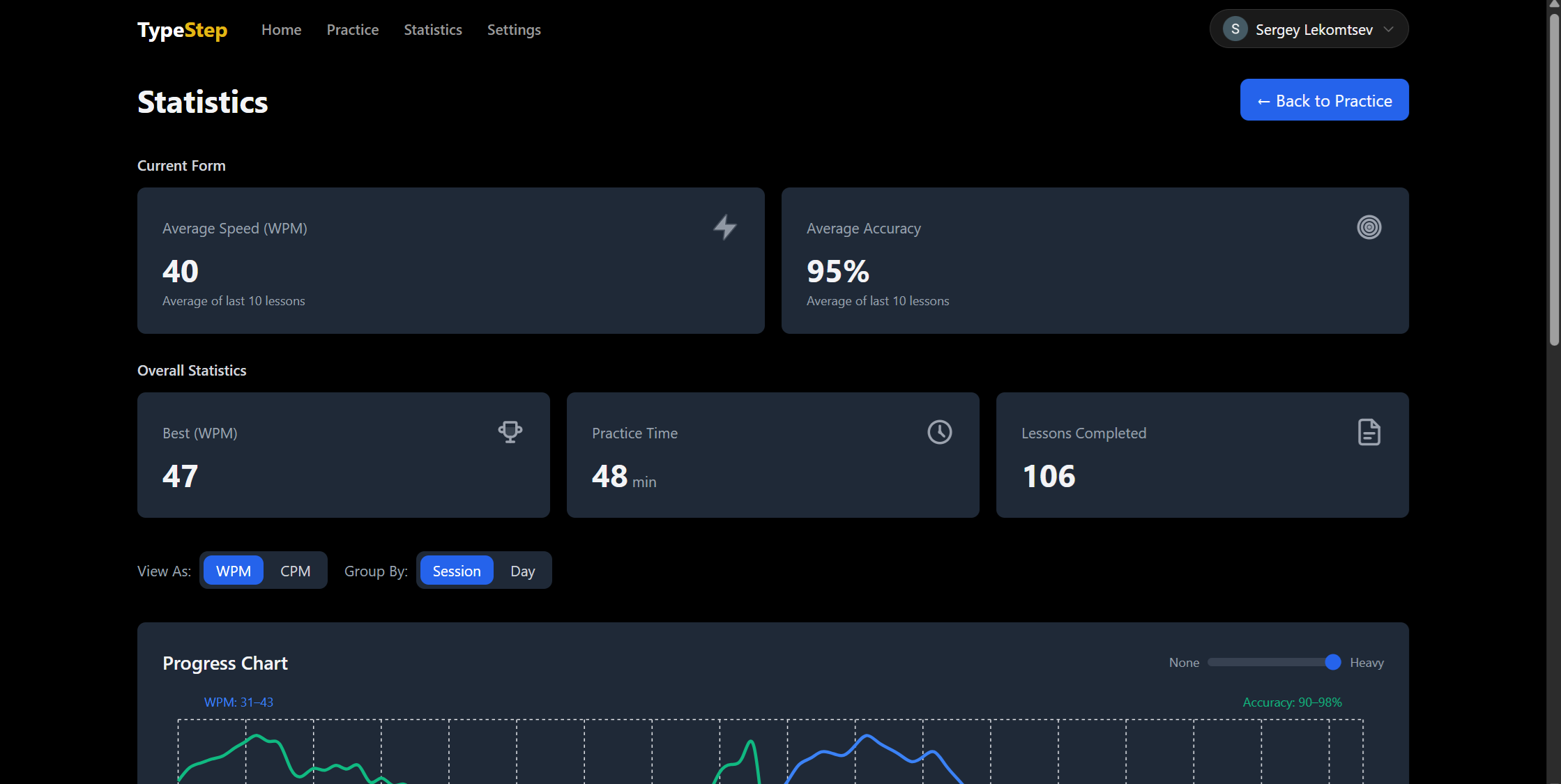 TypeStep — Touch Typing Trainer gallery image