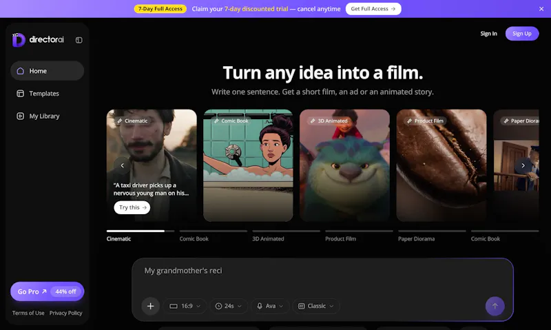 DirectorAI screenshot 3
