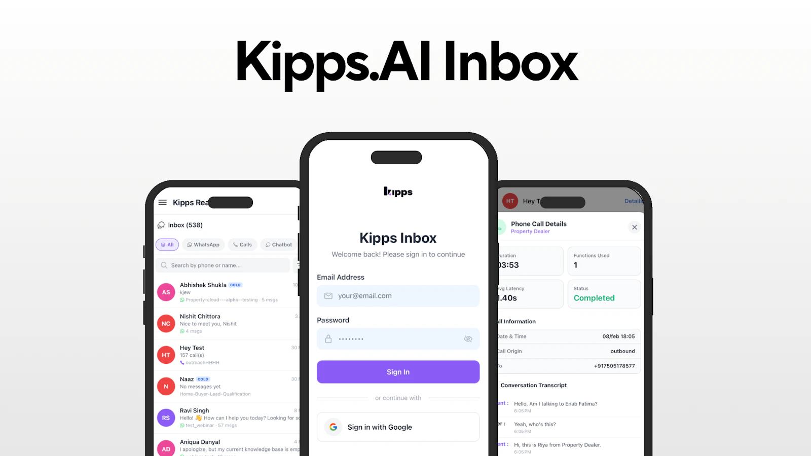 Kipps.AI Inbox screenshot 1