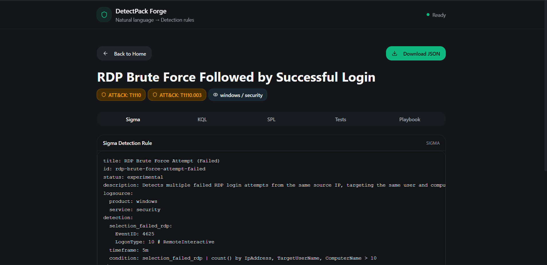 DetectPack Forge - あなたの言葉をルールメーカーに変えてください。メディア6