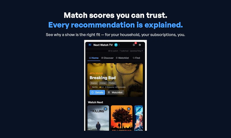 NextWatchTV screenshot 3