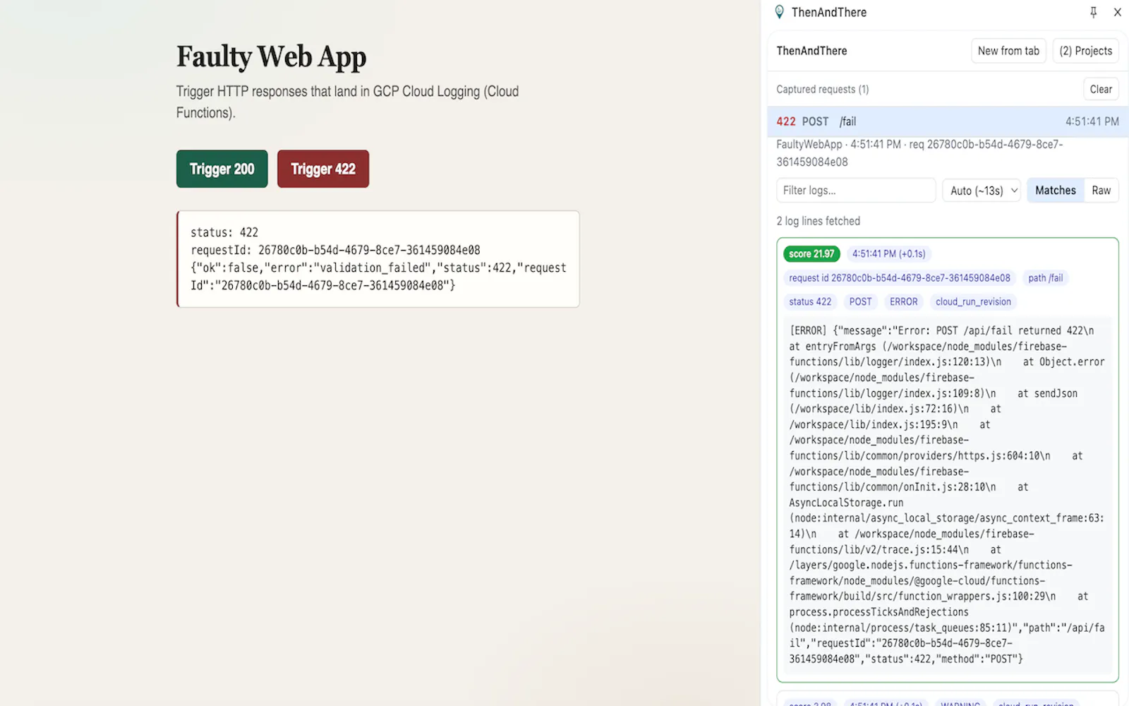 ThenAndThere screenshot 4