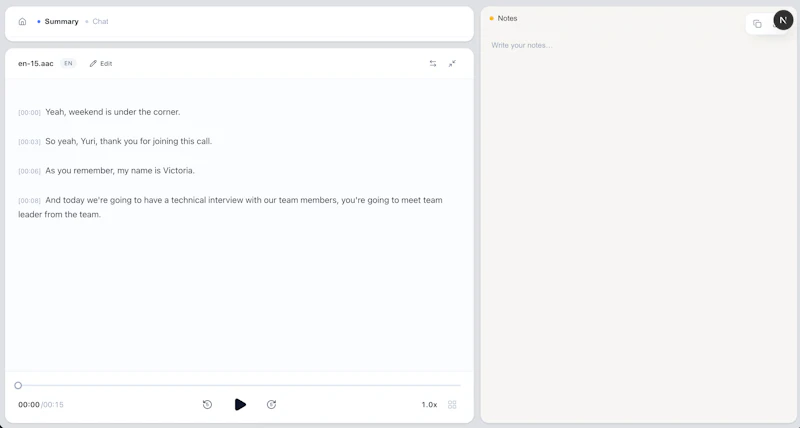 VoiceScribe AI screenshot 3