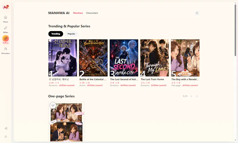 Manhwa AI screenshot 4