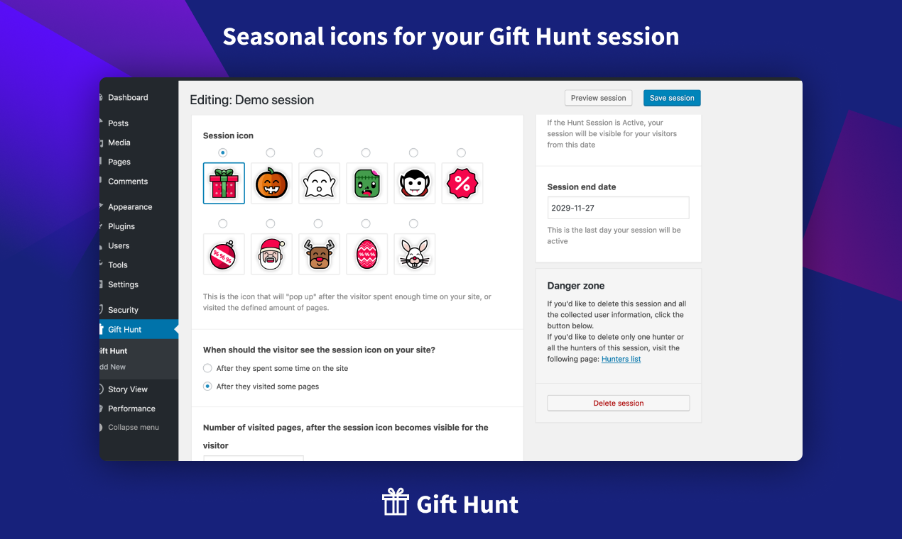Gift Hunt for WordPress gallery image