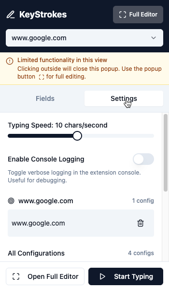 KeyStrokes gallery image