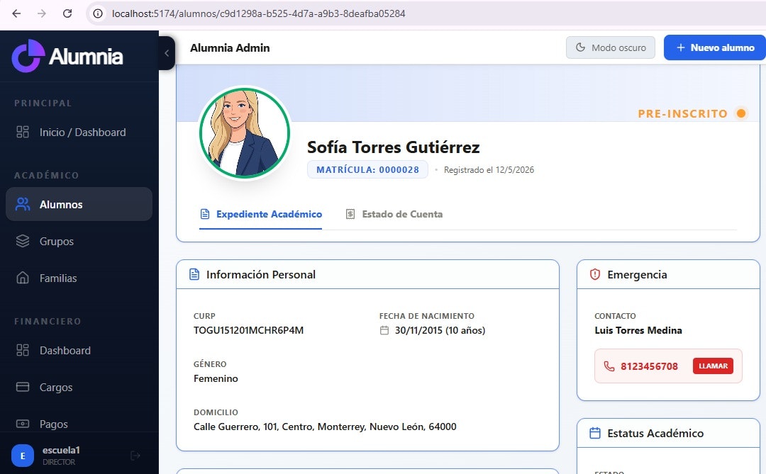 Alumnia — Gestión Escolar Inteligente gallery image