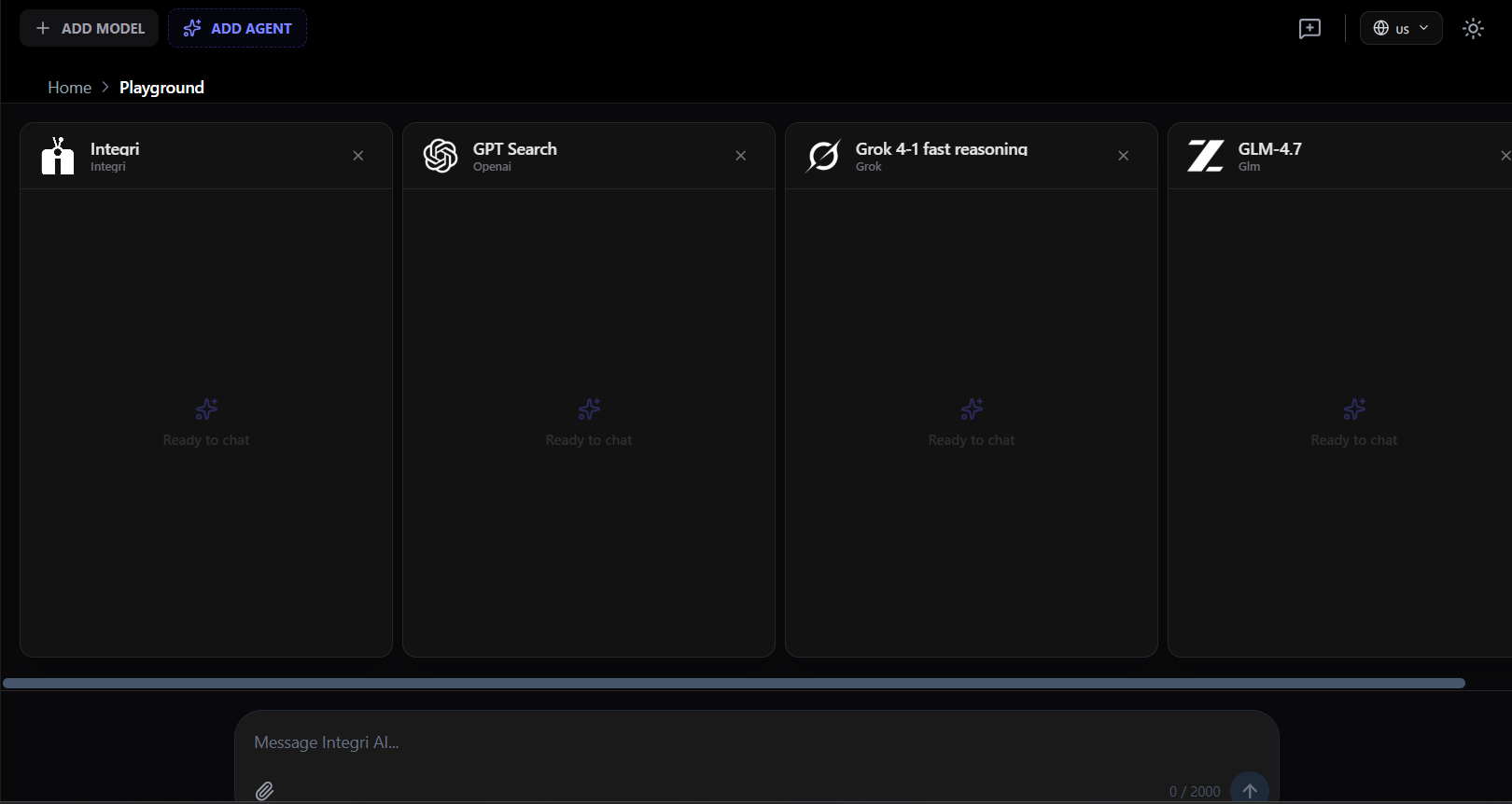 Integri: All Leading LLMs for Free - Screenshot 3 showing product features and functionality