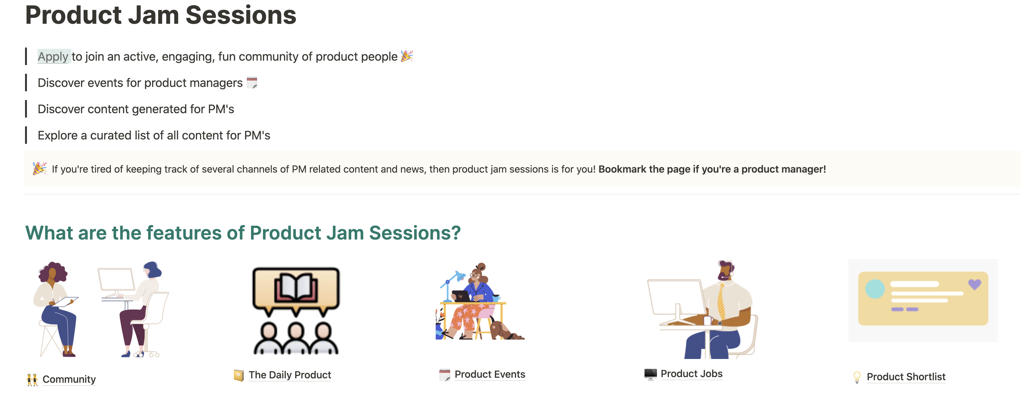 Product Jam Sessions gallery image