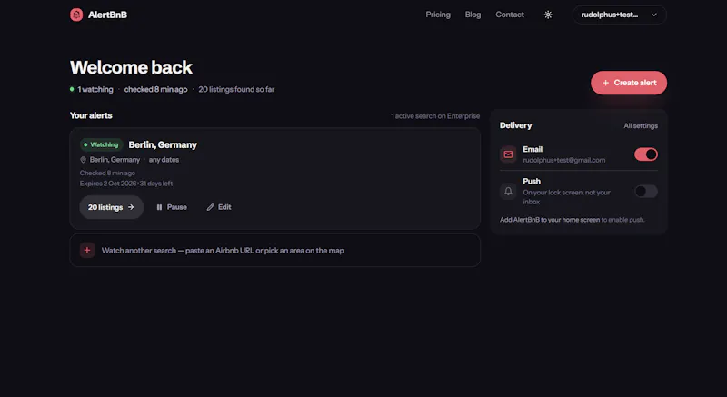 AlertBnB screenshot 3