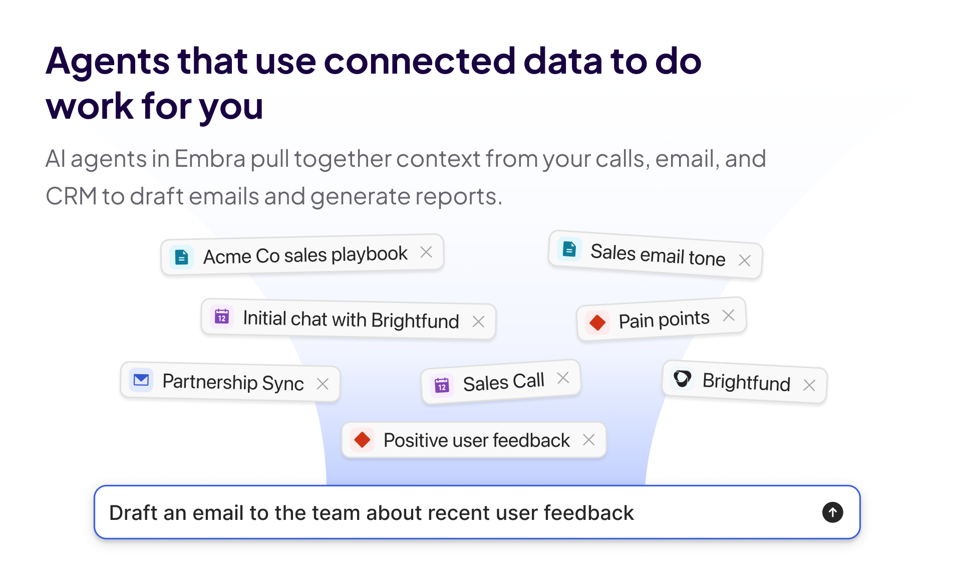 Abbraccio - Unificare il lavoro con agenti AI - Meetings, CRM, Research ed Email media 4