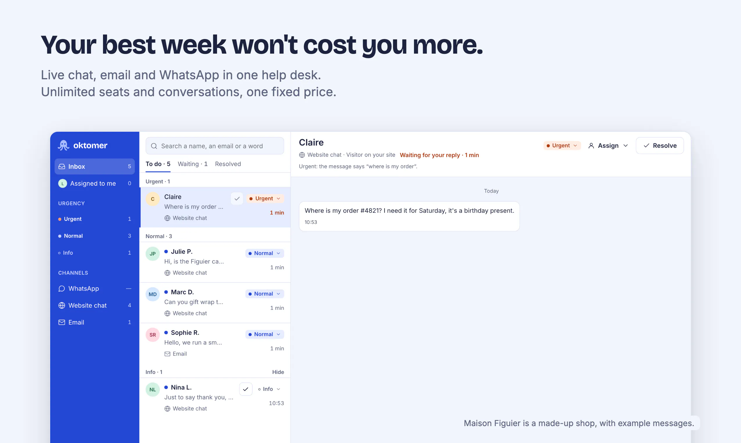 Oktomer screenshot 1