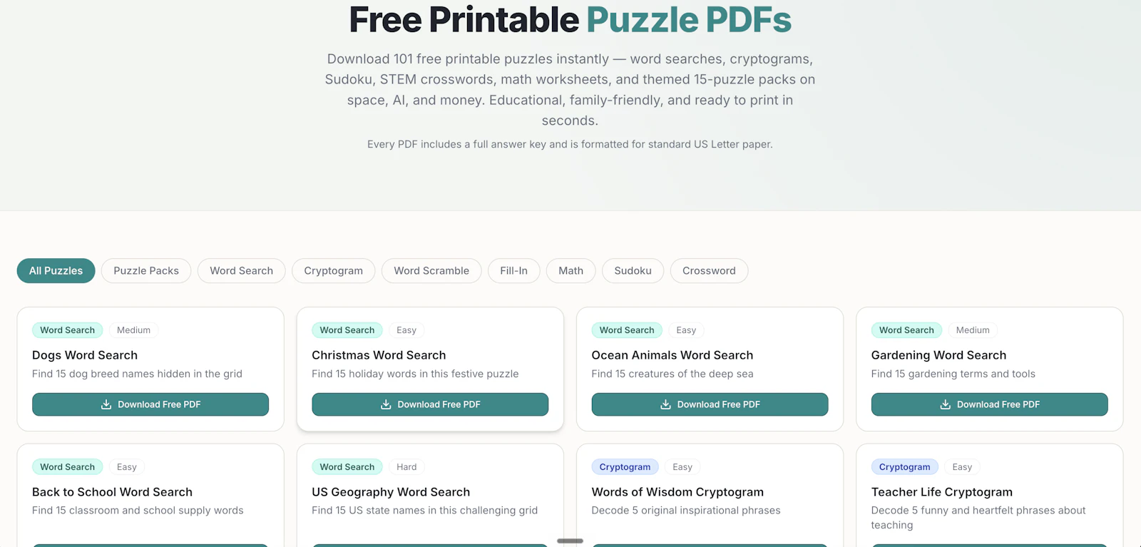 PuzzlePage screenshot 2