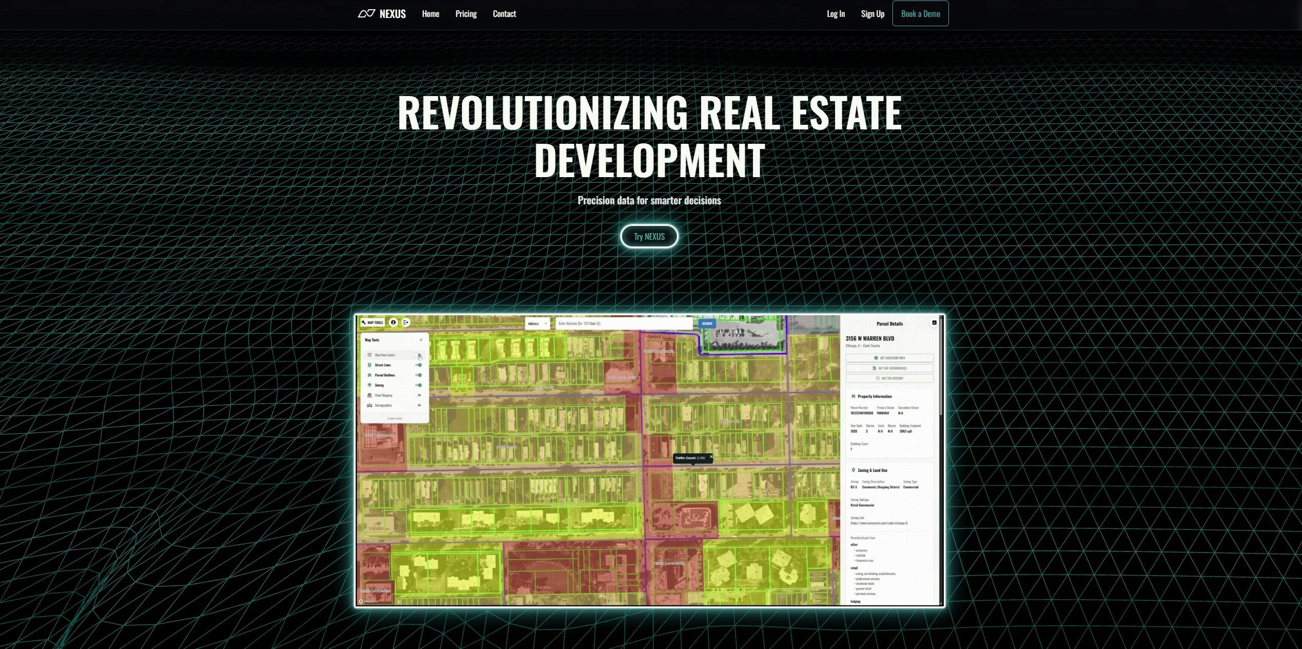 NEXUS - Main product screenshot demonstrating key features and user interface