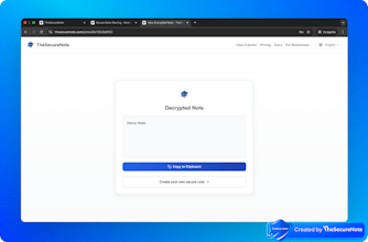 The Secure Note gallery image