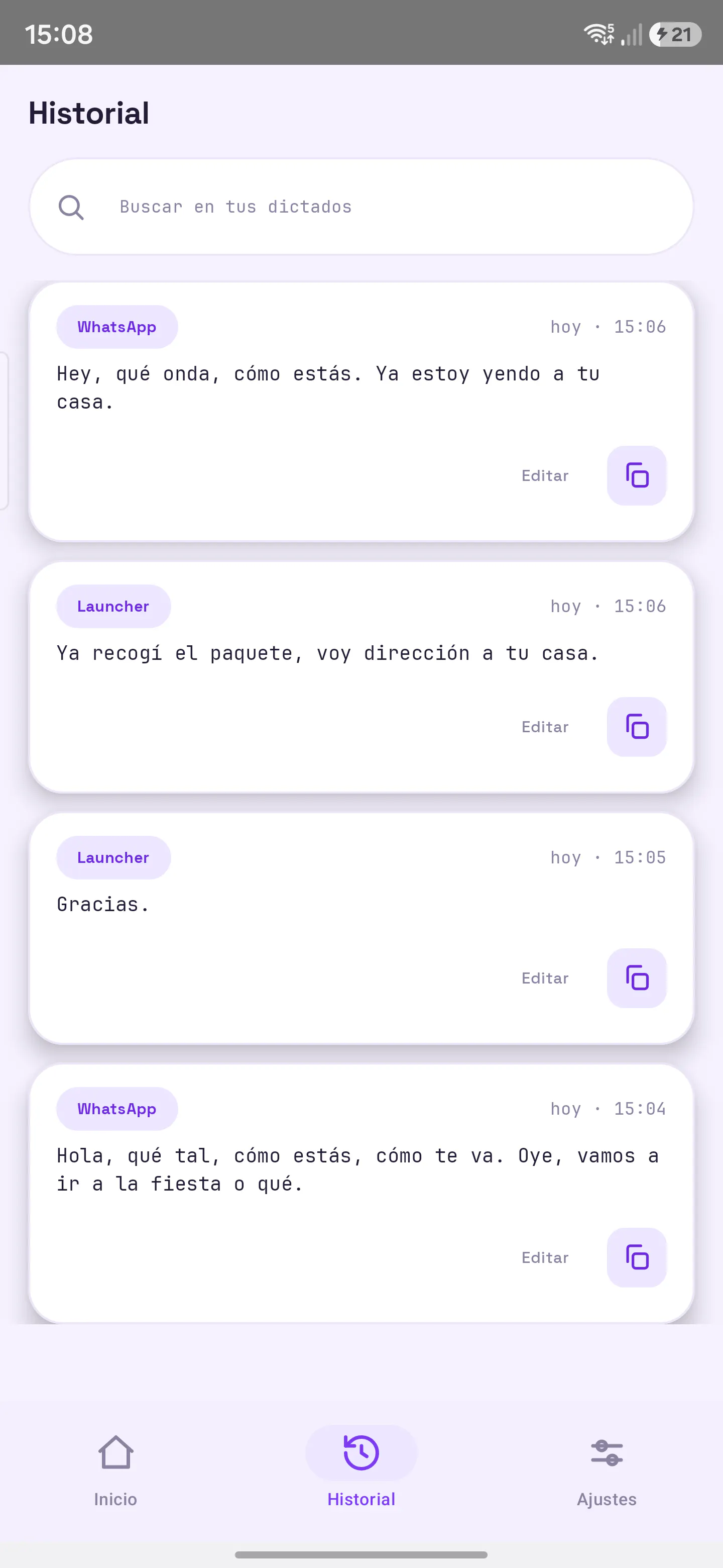 Voxly - Real IA Dictation gallery image
