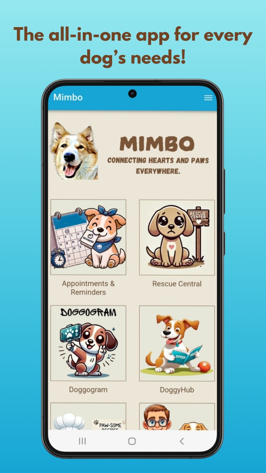 Mimbo: aplicación de perro todo en uno media 3