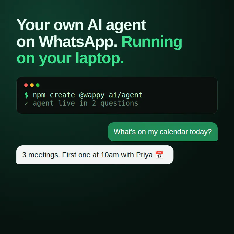 Whatsapp AI Agent SDK gallery image