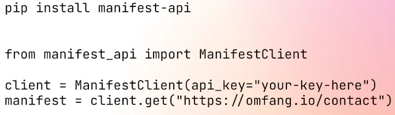 Manifest screenshot 4