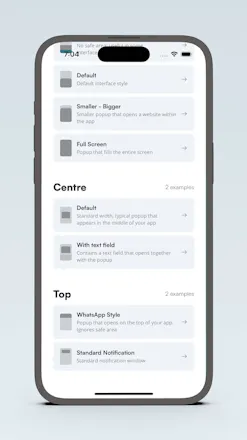 SwiftUI Library: PopupView gallery image