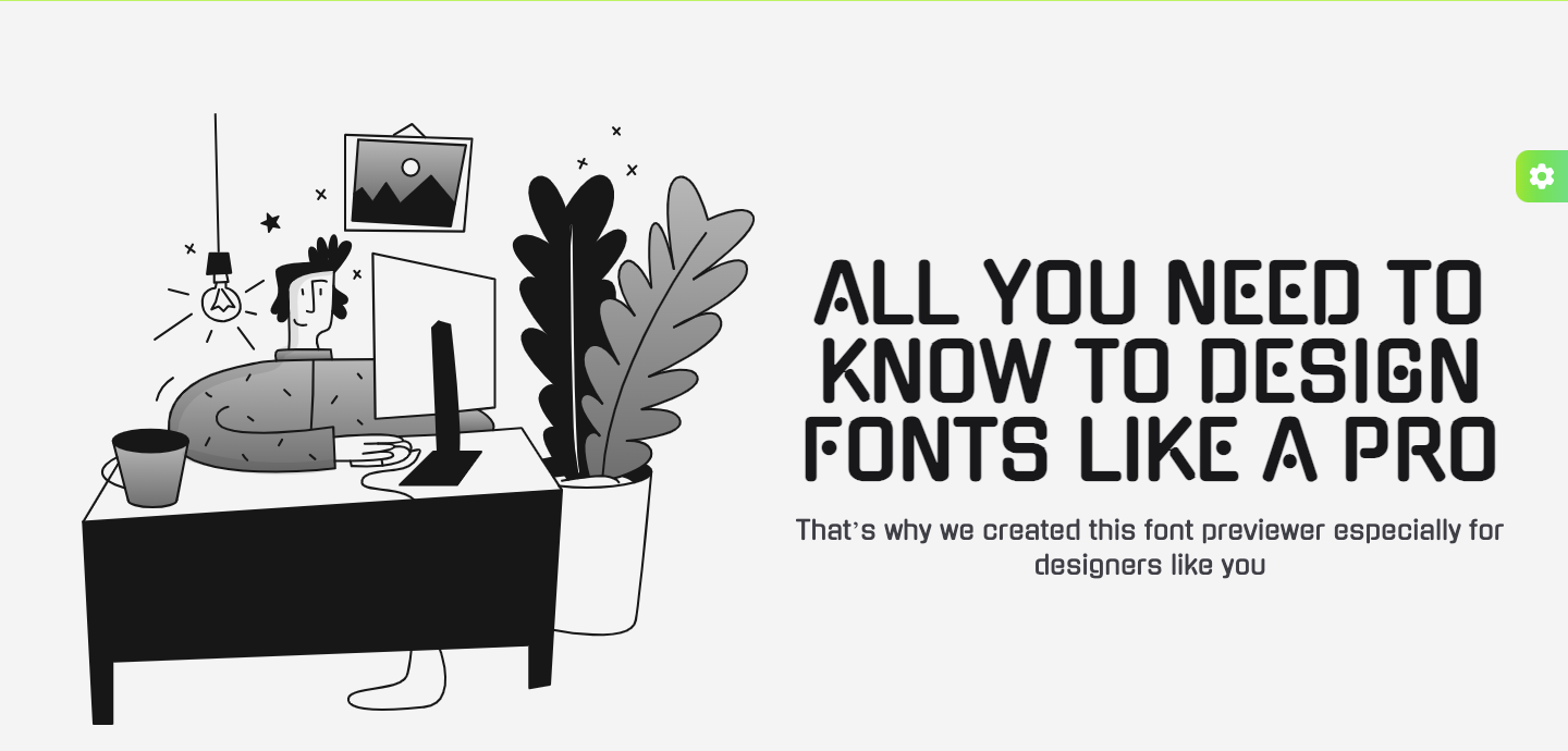 Justgooglefont - Google फ़ॉन्ट पूर्वावलोकनकर्ता मीडिया 3