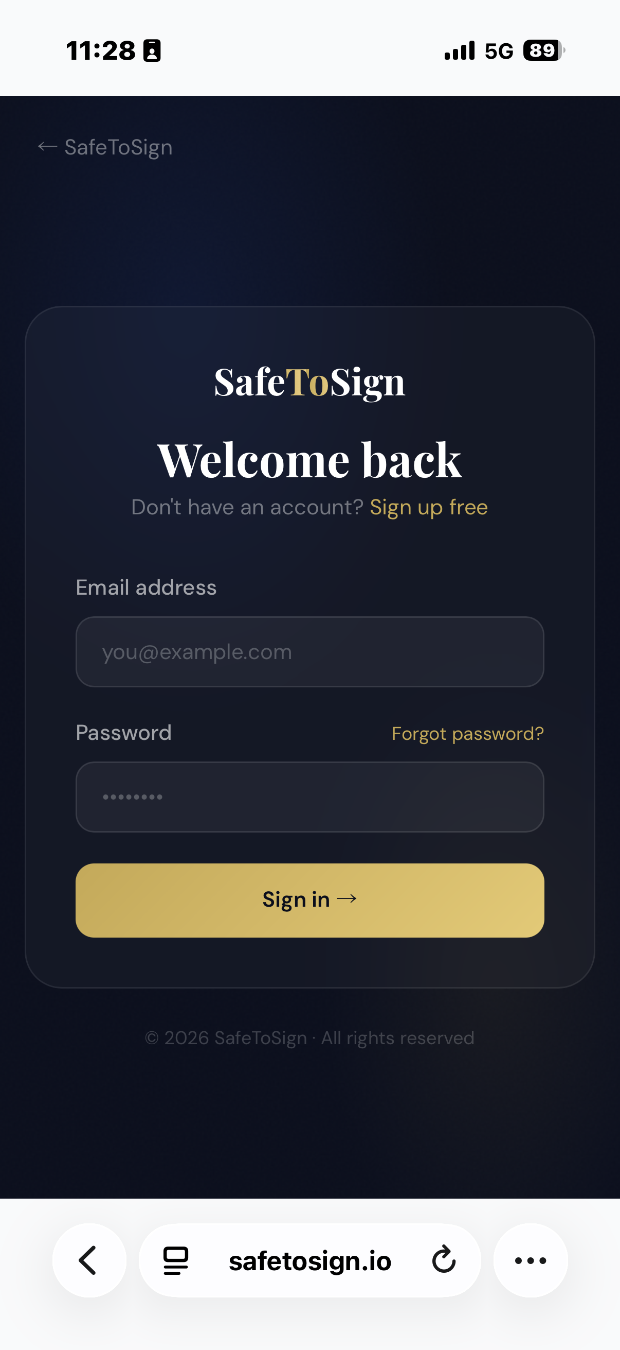 SafeToSign gallery image