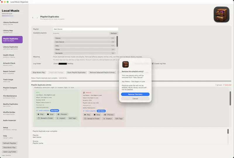 Local Music Organizer for Mac screenshot 7