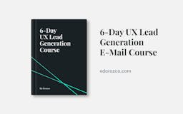 UX Lead Generation E-Mail Course media 1