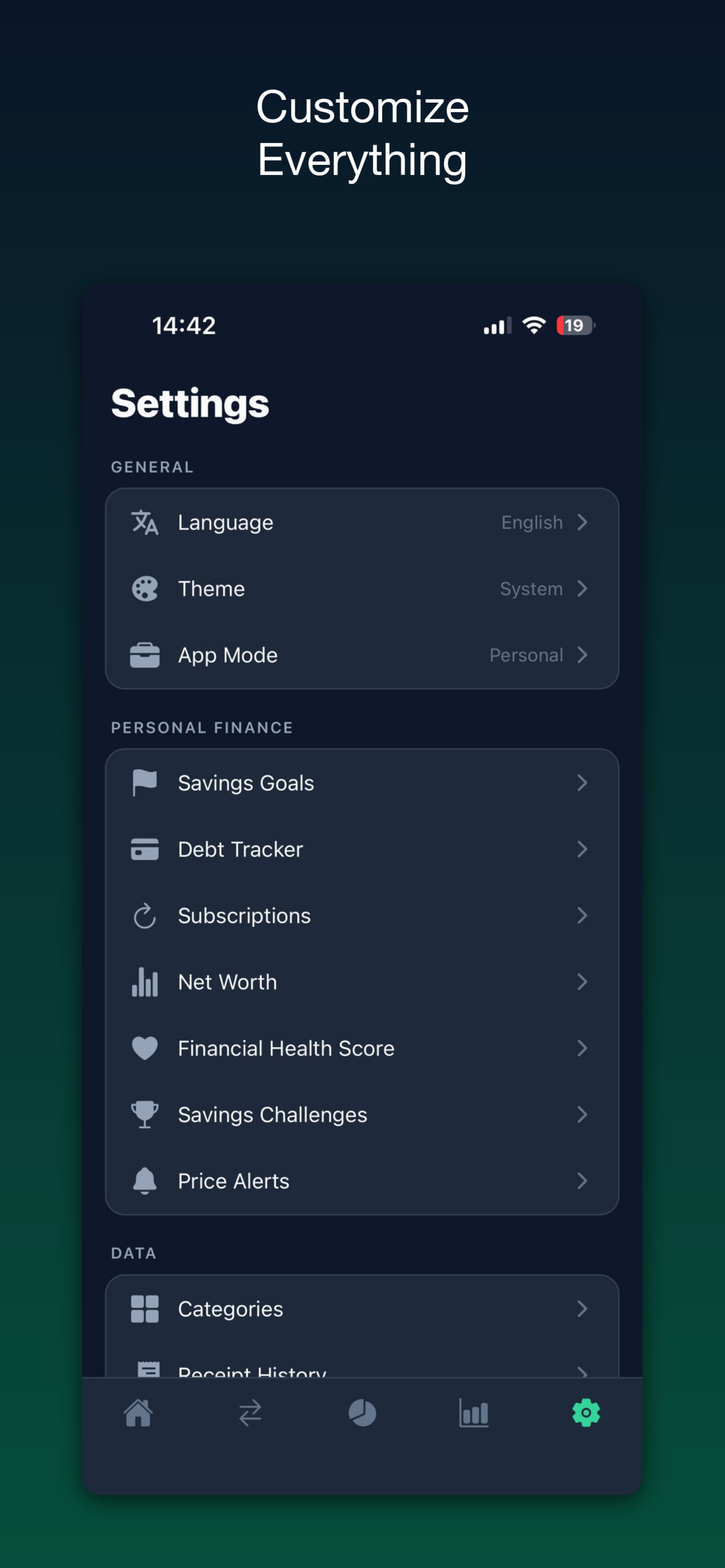 Finbo - Screenshot 4 showing product features and functionality