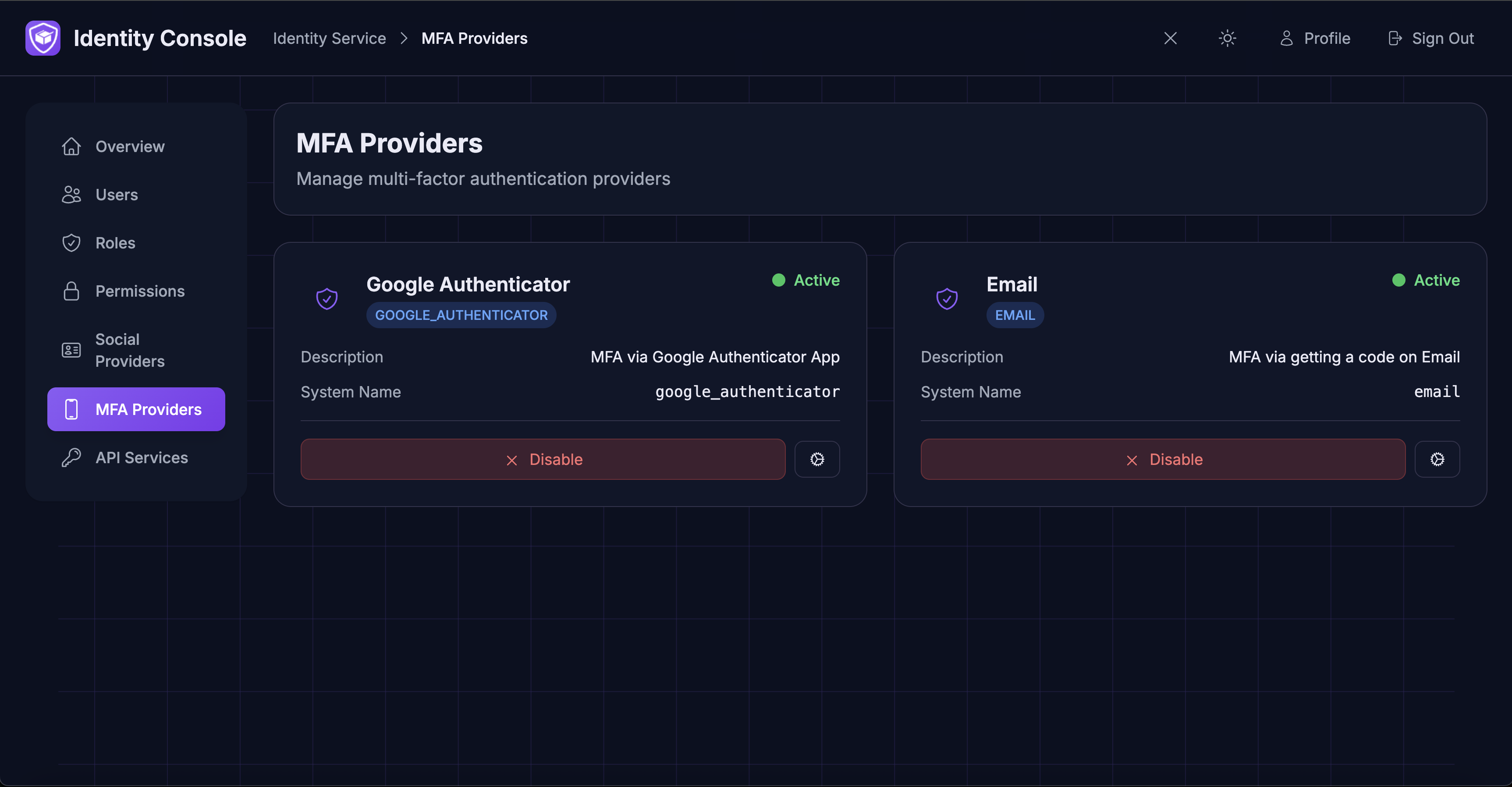 EcomShape Identity — User Management gallery image