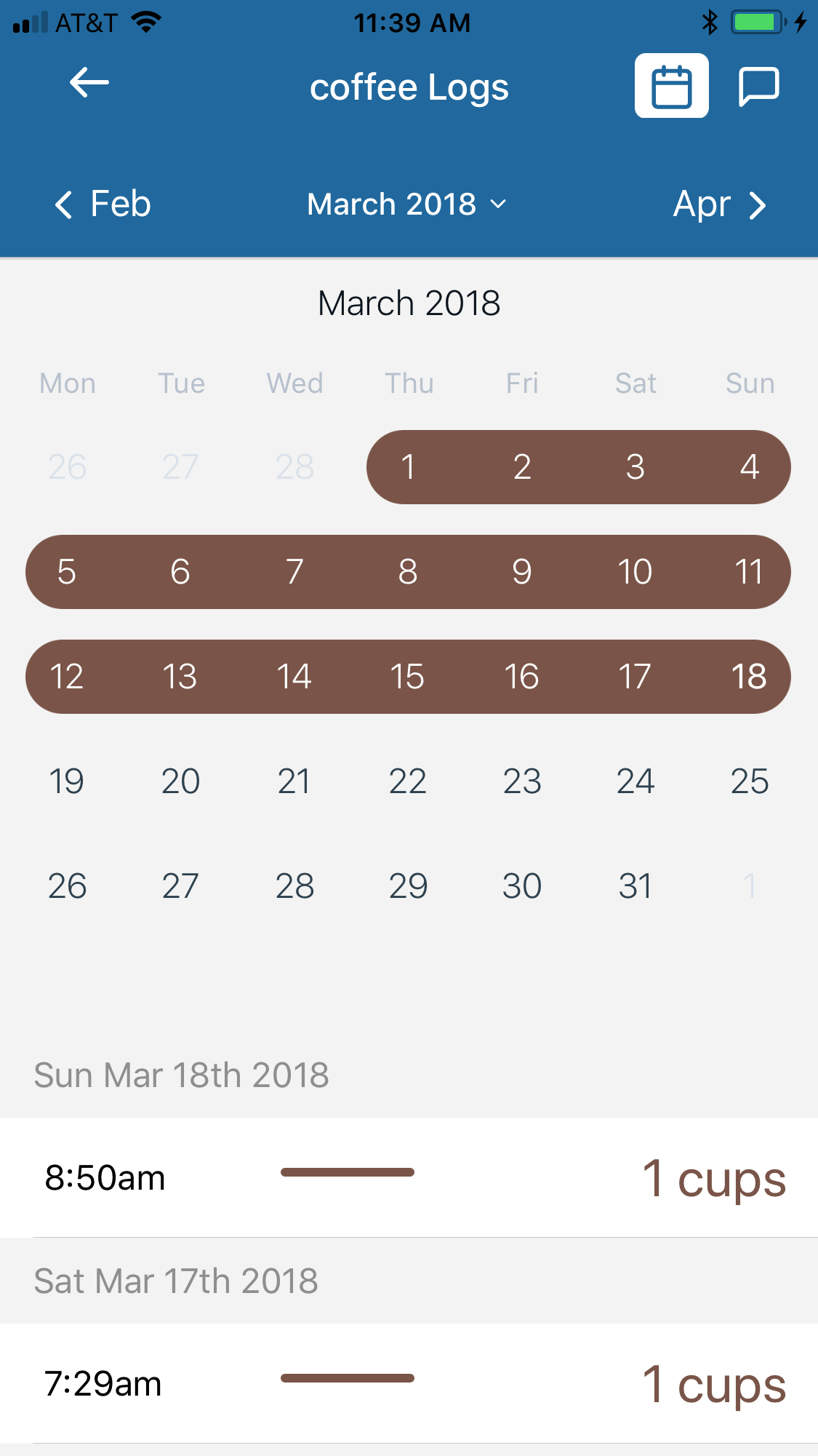 Nomie.io 3.0 gallery image