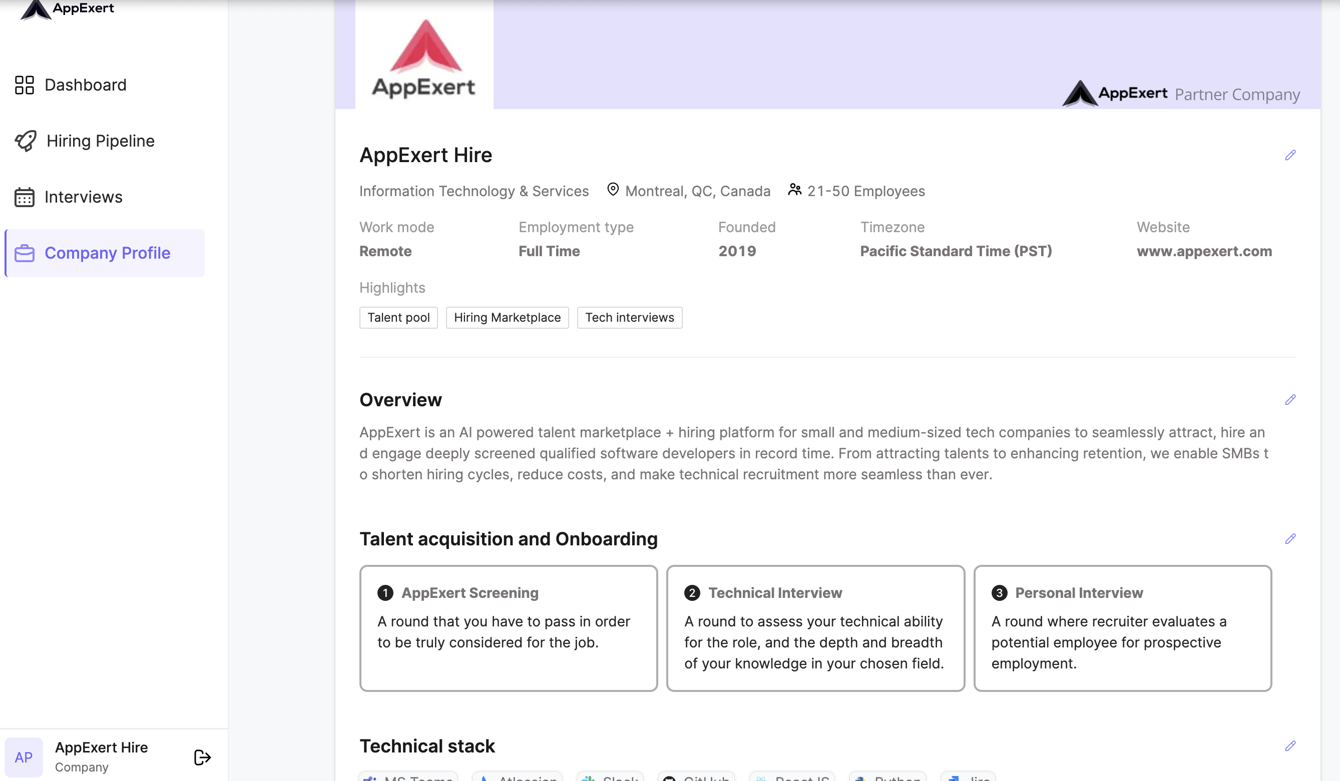 Media APPEXERT HIRE - Pengambilan global, dipermudahkan untuk permulaan dan SMB 7