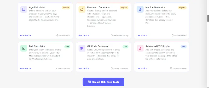 Toolriz screenshot 1