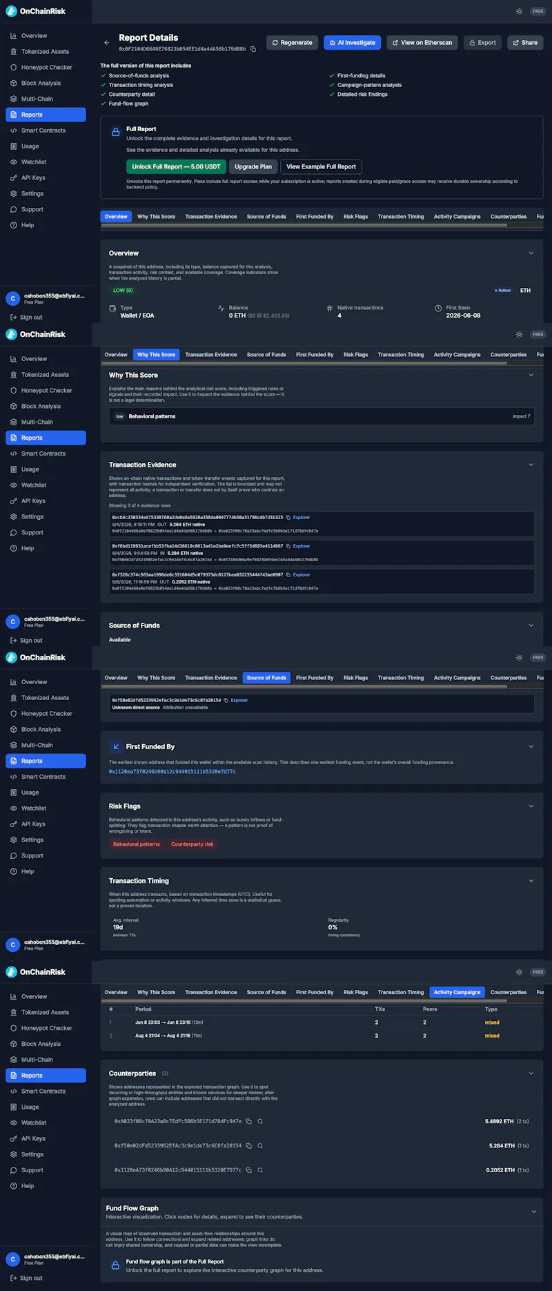 OnChainRisk screenshot 13