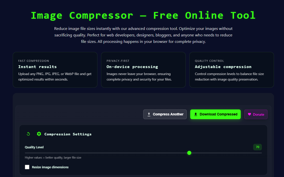 Image Compressor gallery image