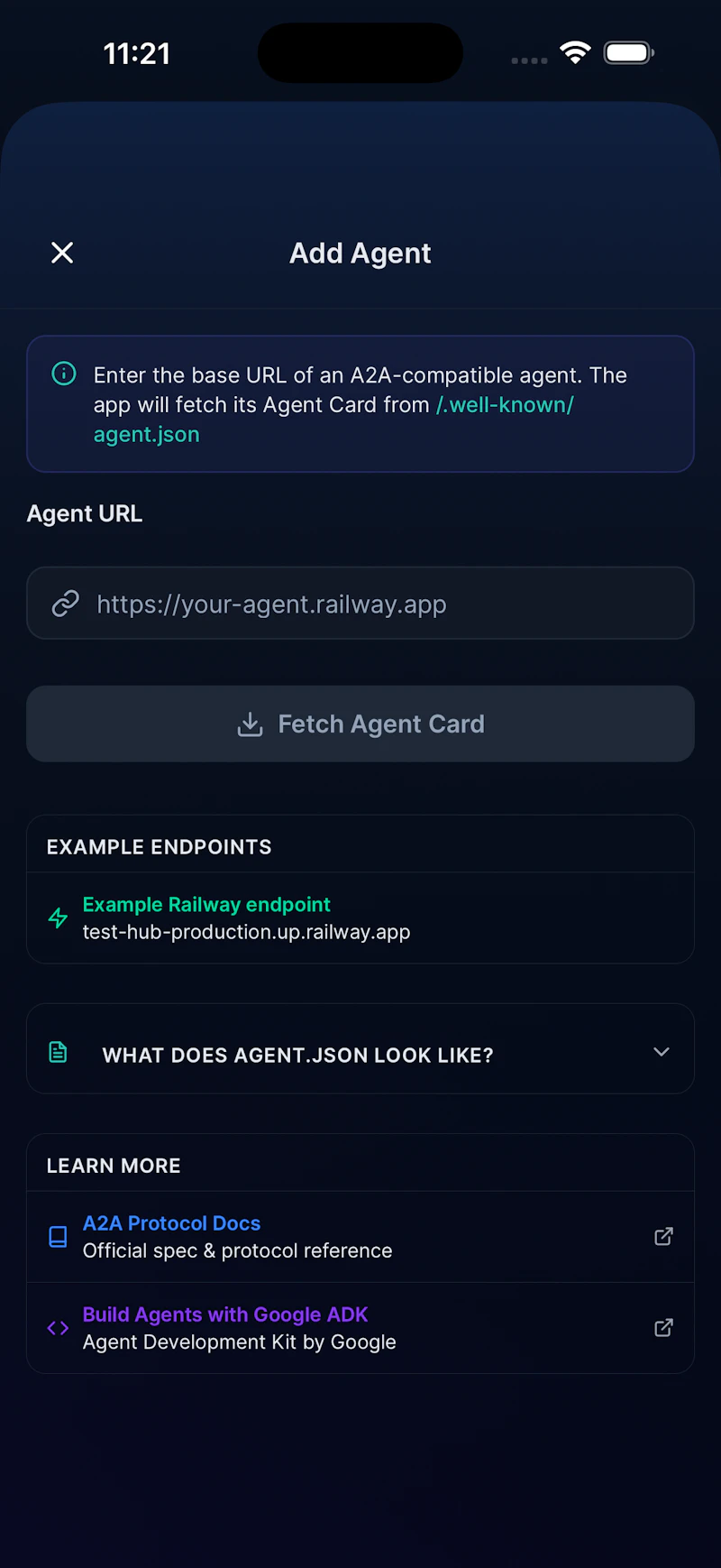 Agent Chat Hub screenshot 8