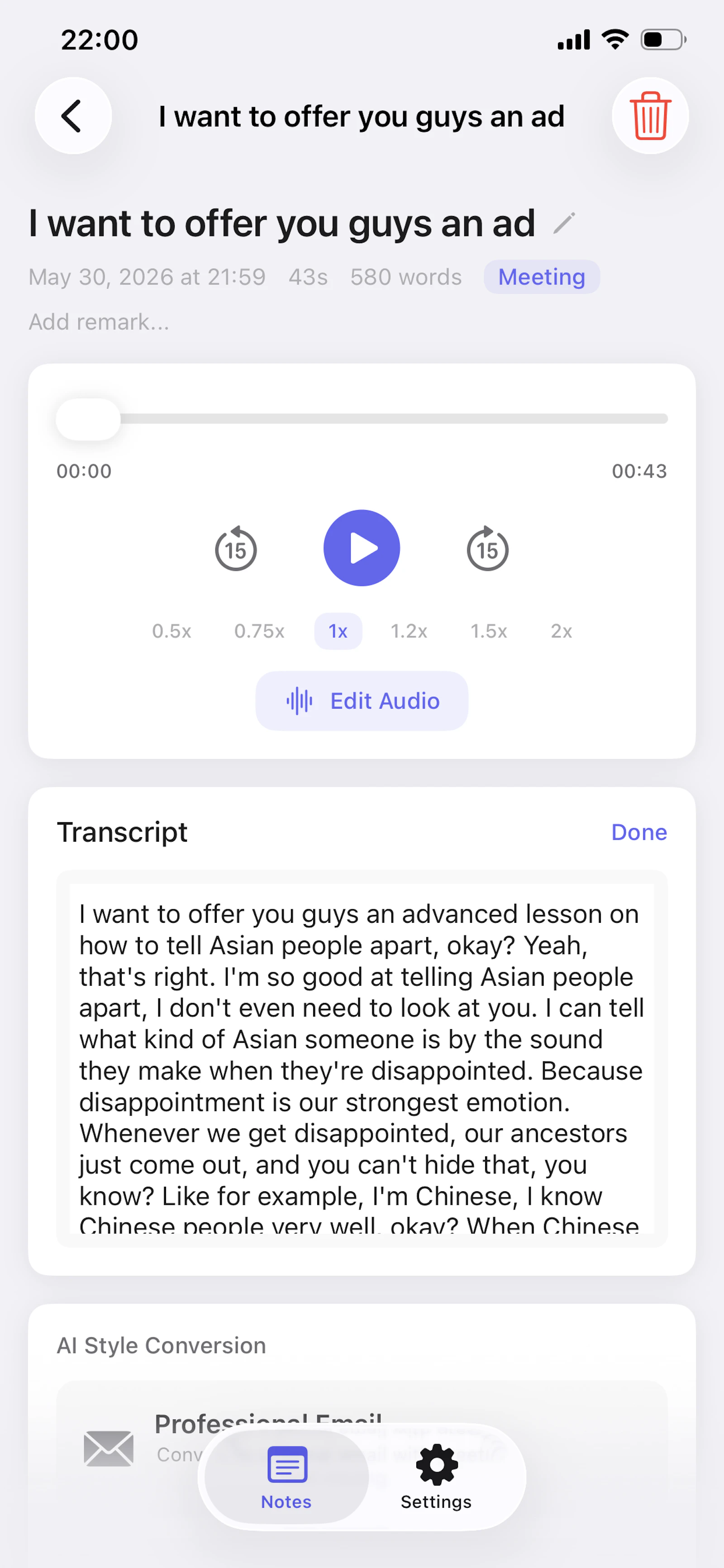 VoiceNote screenshot 4