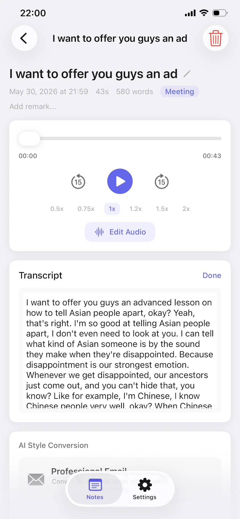 VoiceNote screenshot 4