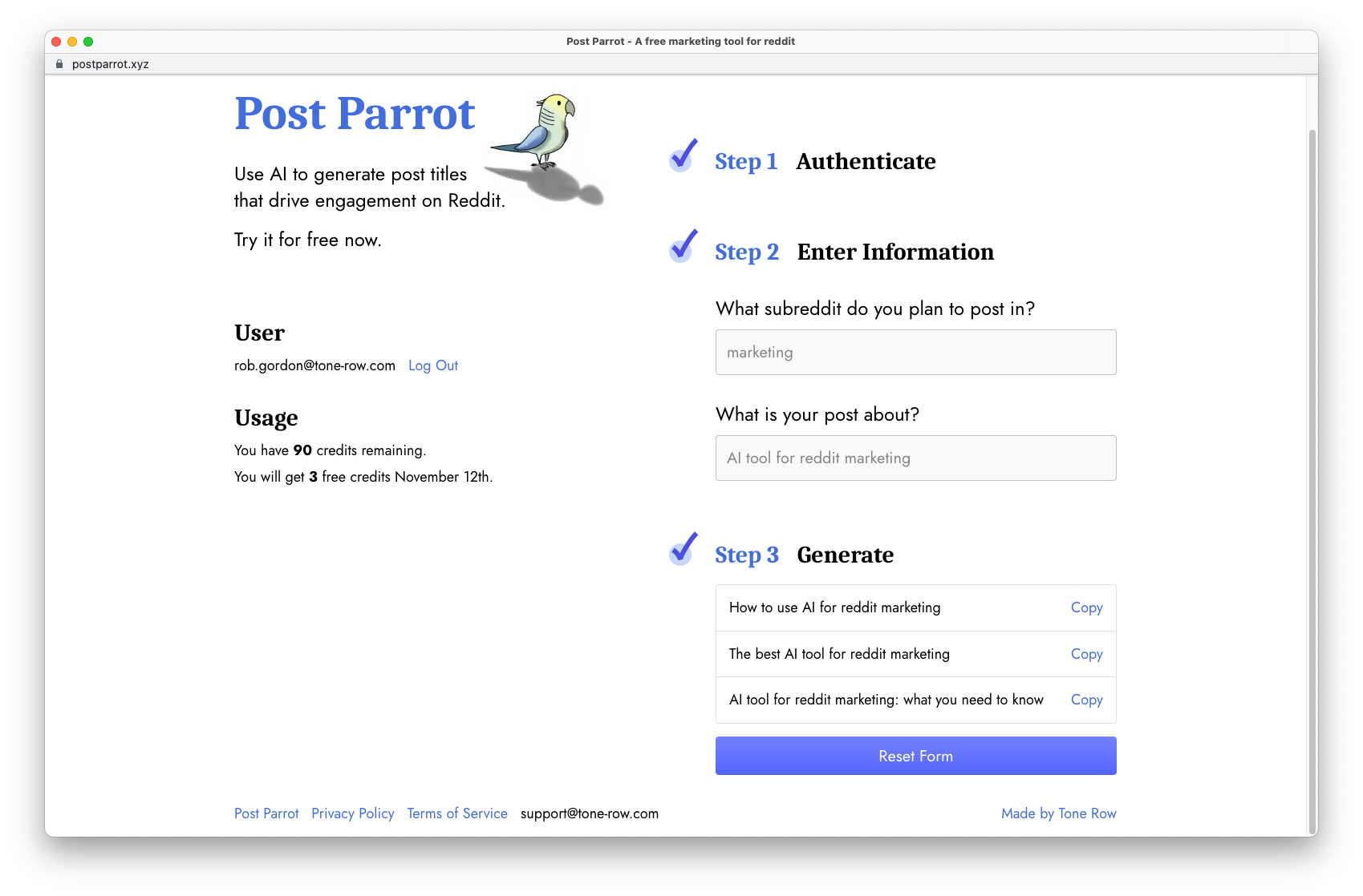 Post Parrot 미디어 4