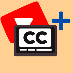 YouTube Caption Plus logo