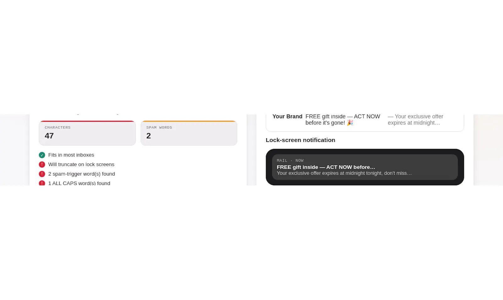Email Subject Line, Inbox Preview Tester screenshot 5