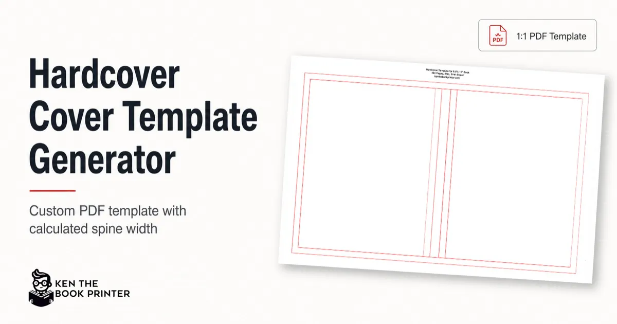 Hardcover Cover Template Generator gallery image