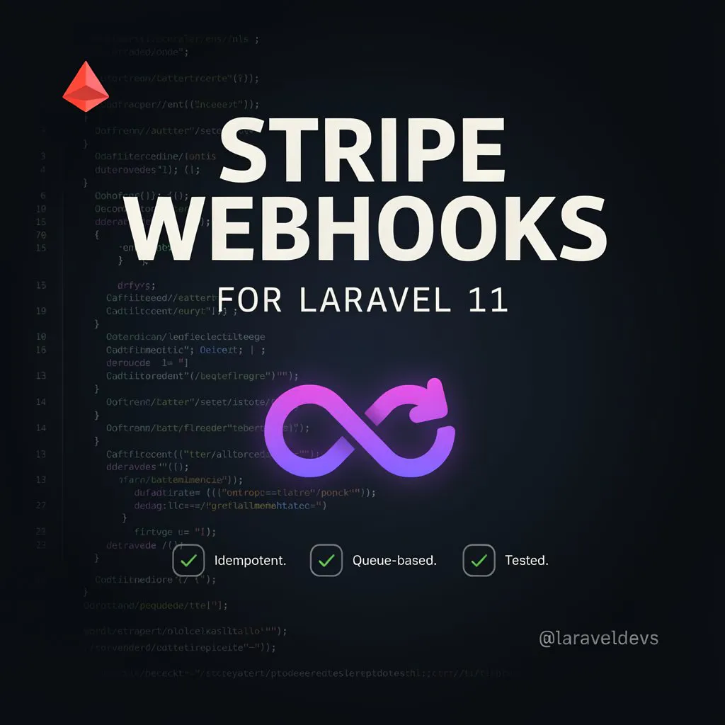 Stripe Webhook Kit for Laravel