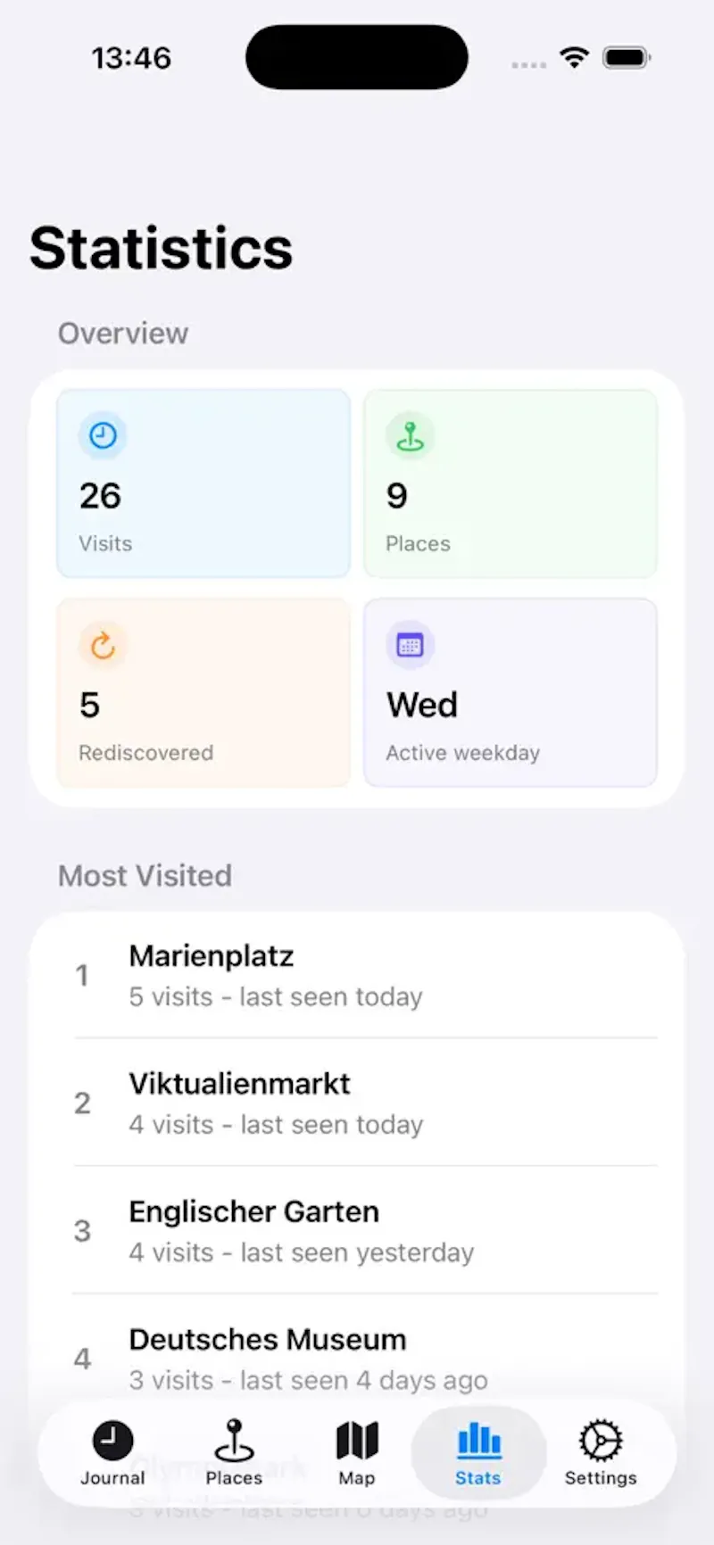Been - Your Private Location Log screenshot 4