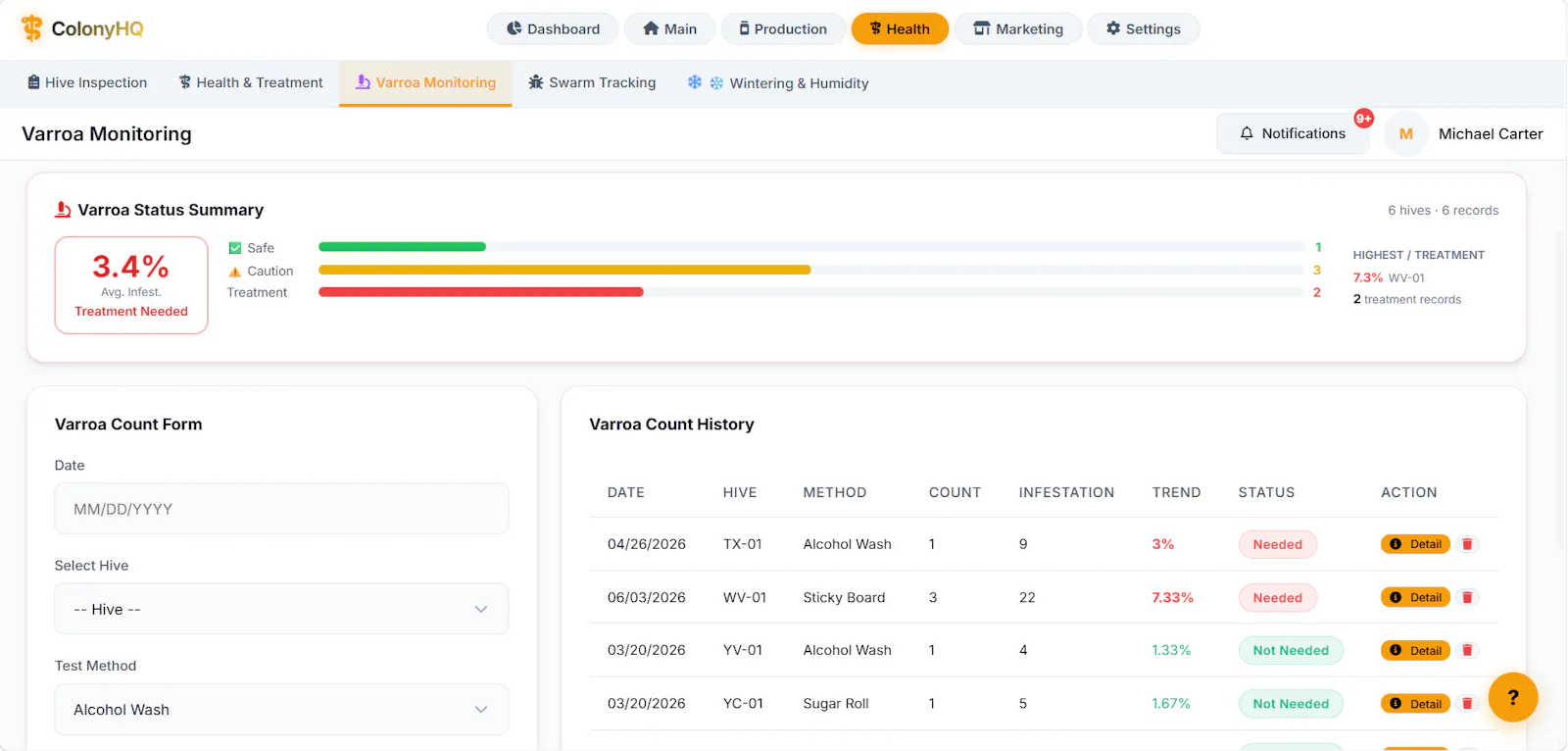 Beekeeping Web App Template screenshot 8