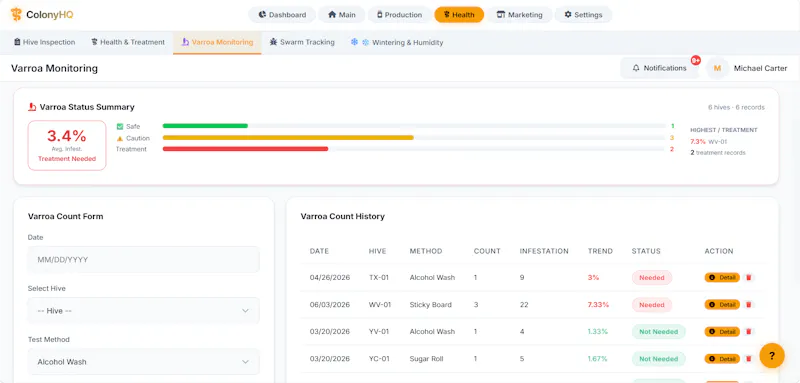 Beekeeping Web App Template screenshot 8