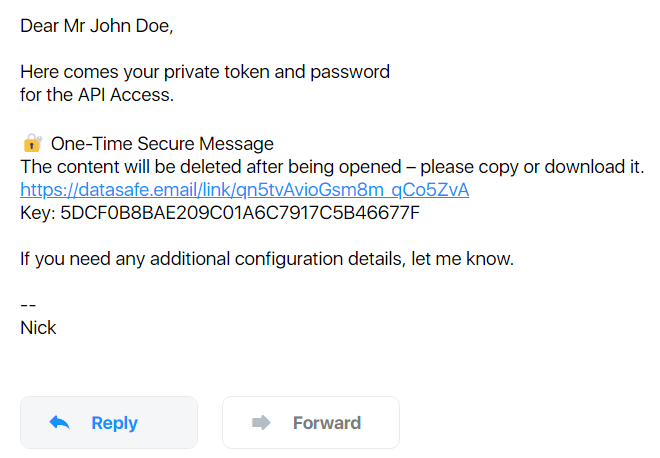 DataFe - gecodeerde berichten via een sneltoets - Een kleine app om snel gecodeerde berichten met een sneltoets te verzenden media 6