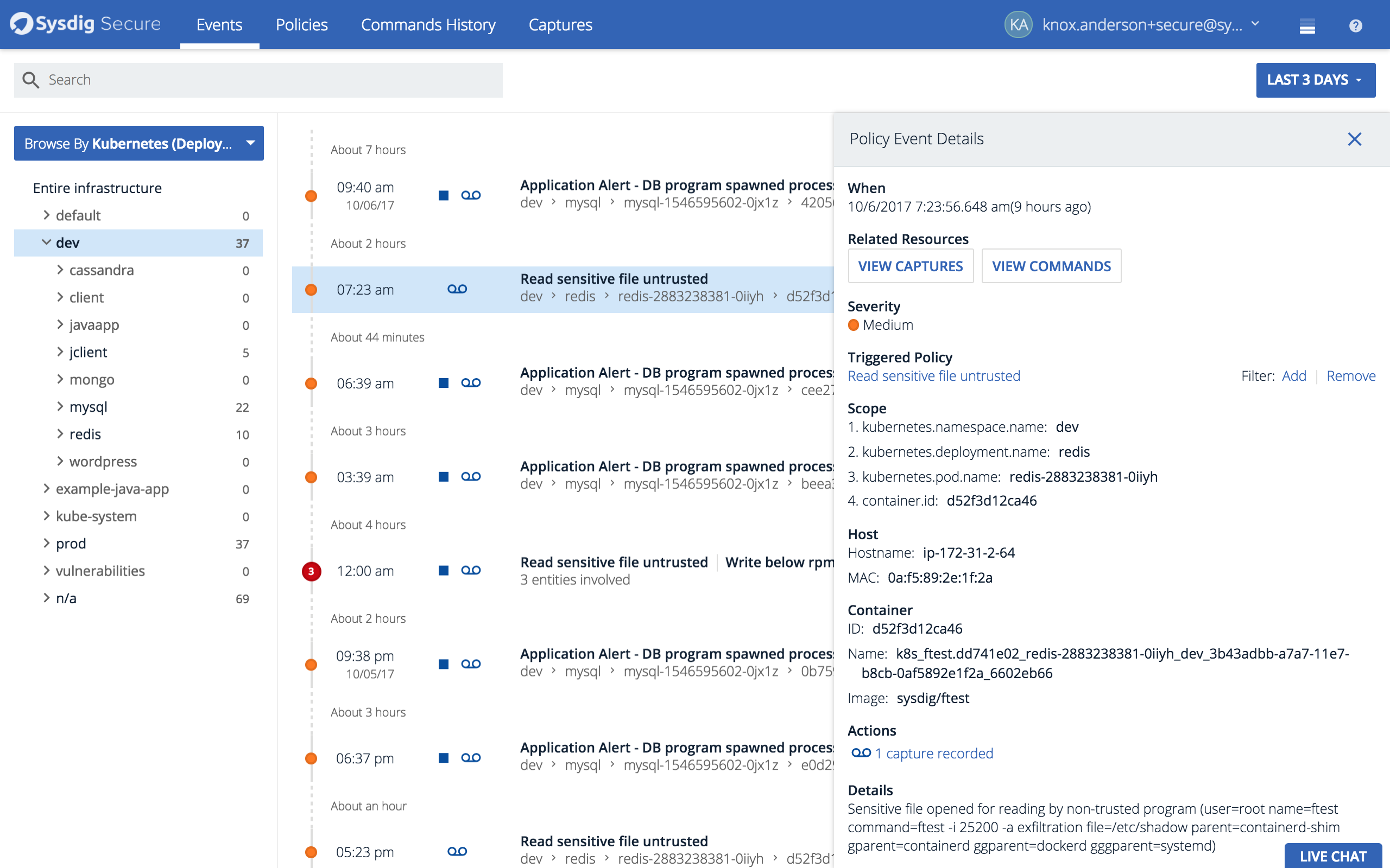 Sysdig Cloud gallery image